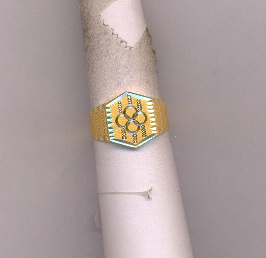 GOLD RING GENTS PLAIN GENERAL