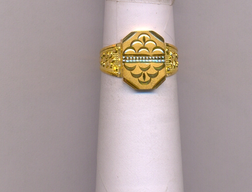 GOLD RING GENTS PLAIN GENERAL