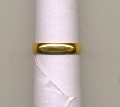 GOLD RING GENTS PLAIN GENERAL
