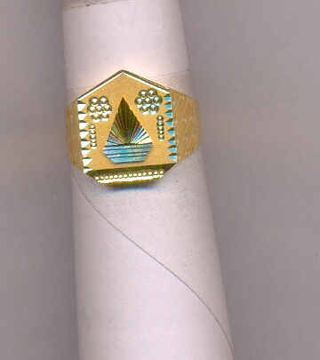 GOLD RING GENTS PLAIN GENERAL