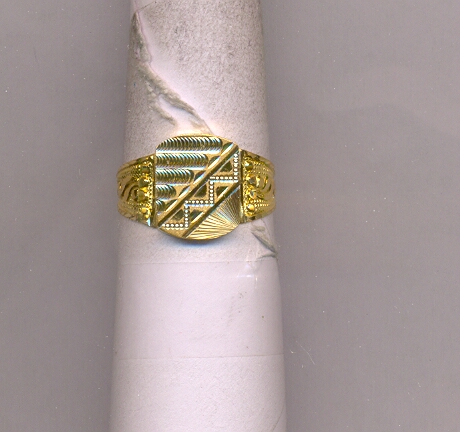 GOLD RING GENTS PLAIN GENERAL