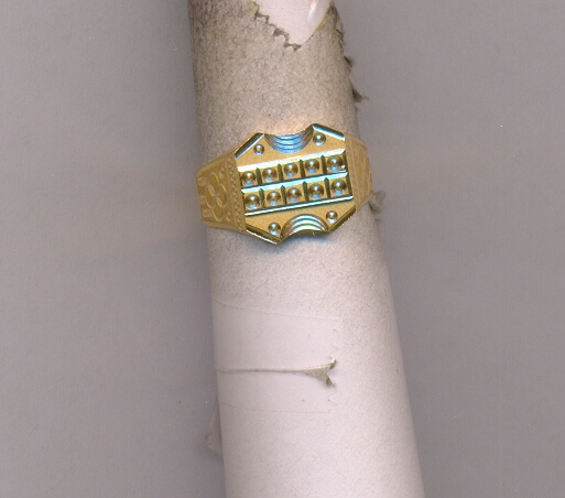 GOLD RING GENTS PLAIN GENERAL