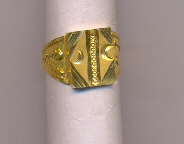 GOLD RING GENTS PLAIN GENERAL