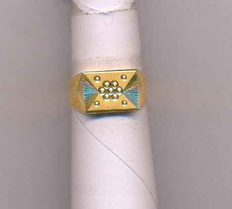 GOLD RING GENTS PLAIN GENERAL