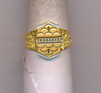 GOLD RING GENTS PLAIN GENERAL