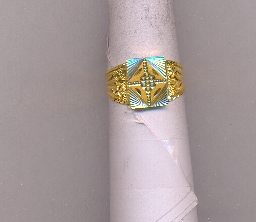 GOLD RING GENTS PLAIN GENERAL