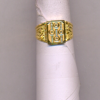 GOLD RING GENTS PLAIN GENERAL