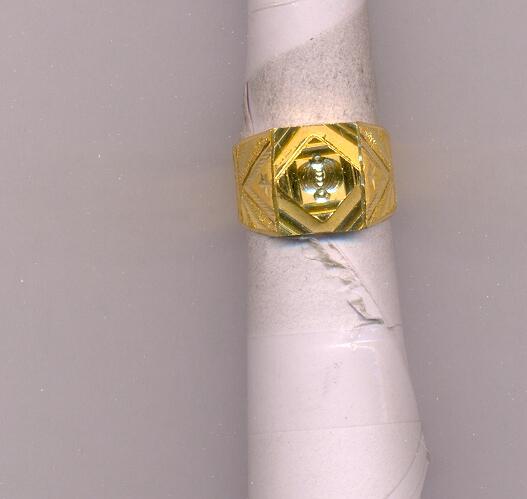 GOLD RING GENTS PLAIN GENERAL