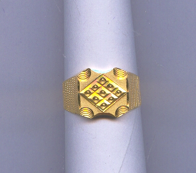 GOLD RING GENTS PLAIN GENERAL