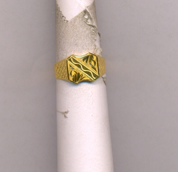 GOLD RING GENTS PLAIN GENERAL