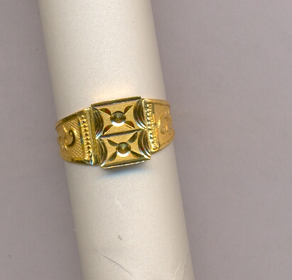 GOLD RING GENTS PLAIN GENERAL