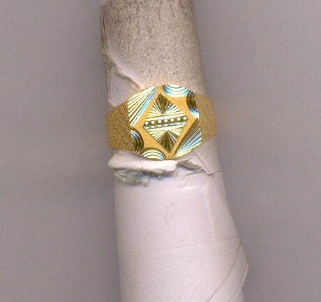 GOLD RING GENTS PLAIN GENERAL