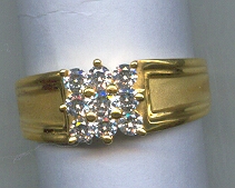 GOLD RING GENTS PLAIN GENERAL