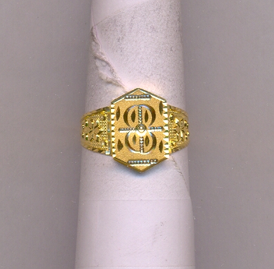 GOLD RING GENTS PLAIN GENERAL