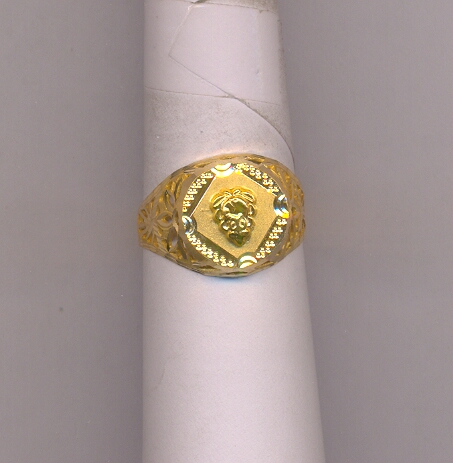 GOLD RING GENTS PLAIN GENERAL