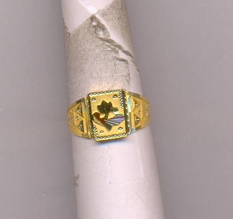 GOLD RING GENTS PLAIN GENERAL
