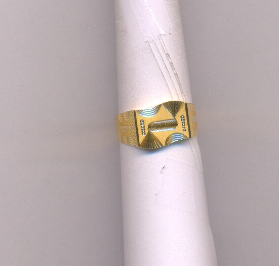 GOLD RING GENTS PLAIN GENERAL