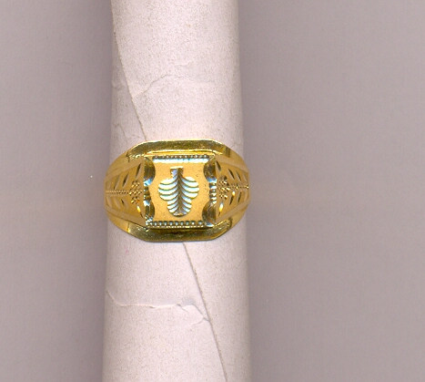 GOLD RING GENTS PLAIN GENERAL