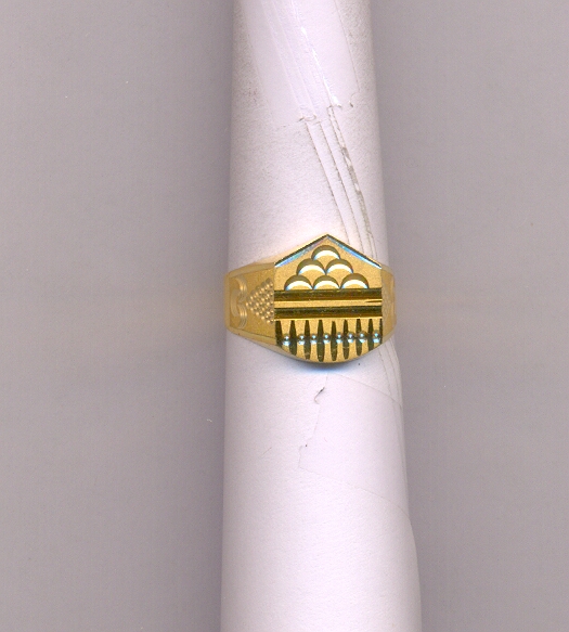 GOLD RING GENTS PLAIN GENERAL