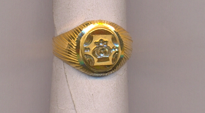 GOLD RING GENTS PLAIN GENERAL