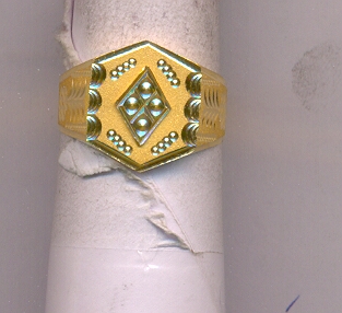 GOLD RING GENTS PLAIN GENERAL