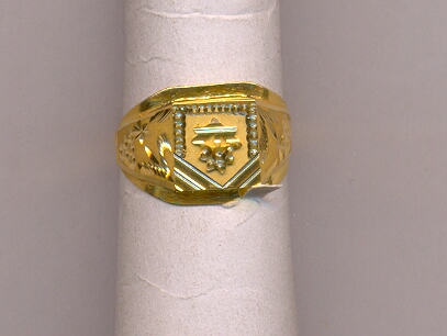 GOLD RING GENTS PLAIN GENERAL