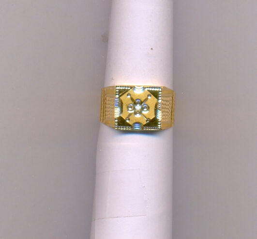 GOLD RING GENTS PLAIN GENERAL