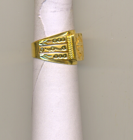 GOLD RING GENTS PLAIN GENERAL