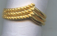 GOLD RING GENTS PLAIN GENERAL