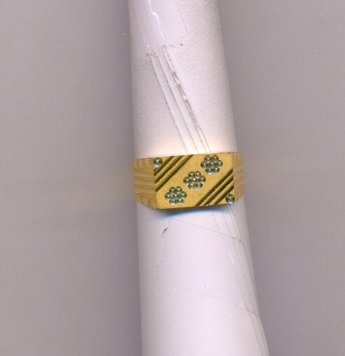 GOLD RING GENTS PLAIN GENERAL
