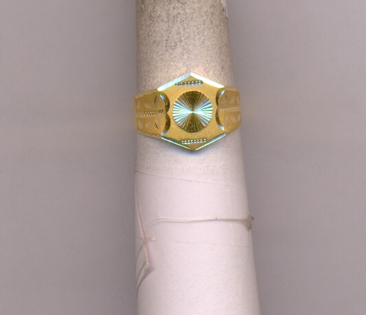 GOLD RING GENTS PLAIN GENERAL