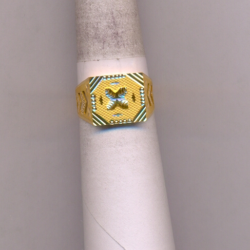 GOLD RING GENTS PLAIN GENERAL
