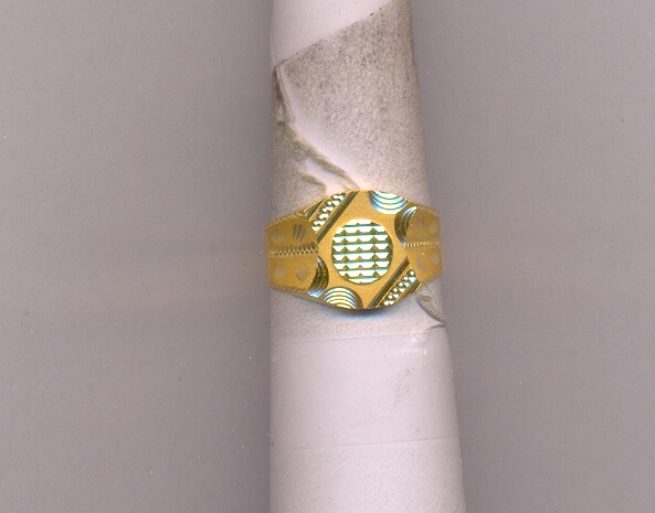 GOLD RING GENTS PLAIN GENERAL