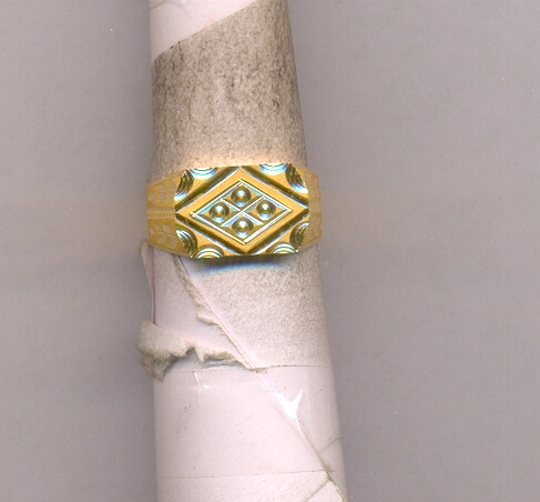 GOLD RING GENTS PLAIN GENERAL