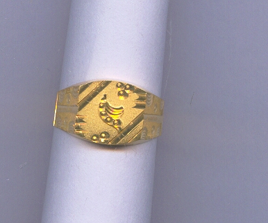 GOLD RING GENTS PLAIN GENERAL
