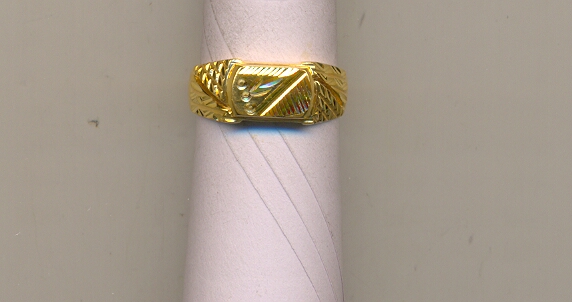 GOLD RING GENTS PLAIN GENERAL