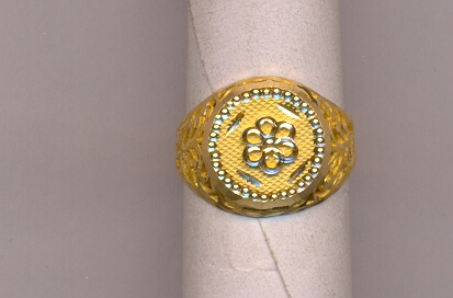 GOLD RING GENTS PLAIN GENERAL