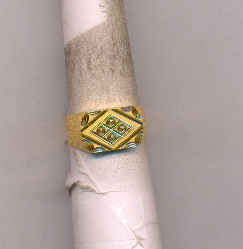 GOLD RING GENTS PLAIN GENERAL