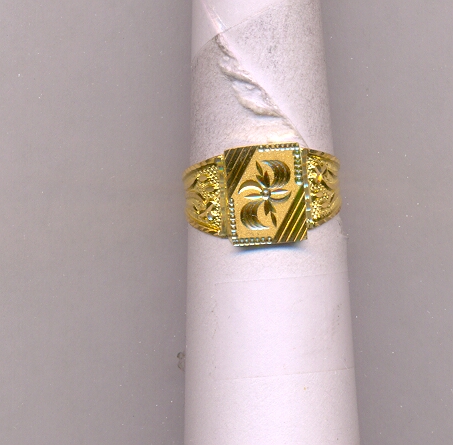 GOLD RING GENTS PLAIN GENERAL