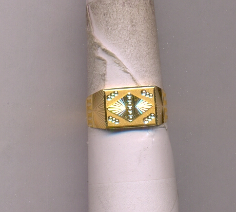 GOLD RING GENTS PLAIN GENERAL