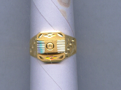 GOLD RING GENTS PLAIN GENERAL