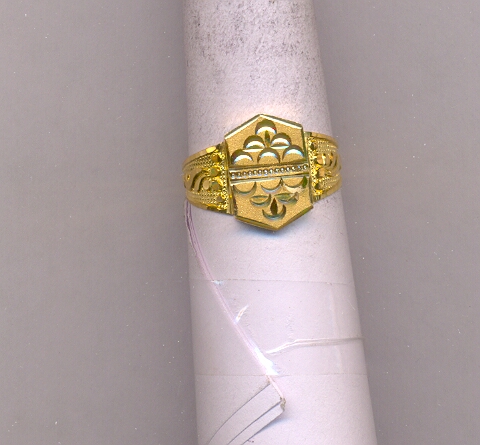 GOLD RING GENTS PLAIN GENERAL