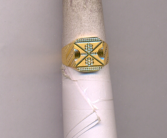 GOLD RING GENTS PLAIN GENERAL
