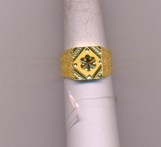 GOLD RING GENTS PLAIN GENERAL