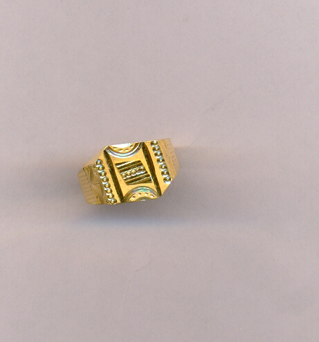GOLD RING GENTS PLAIN GENERAL