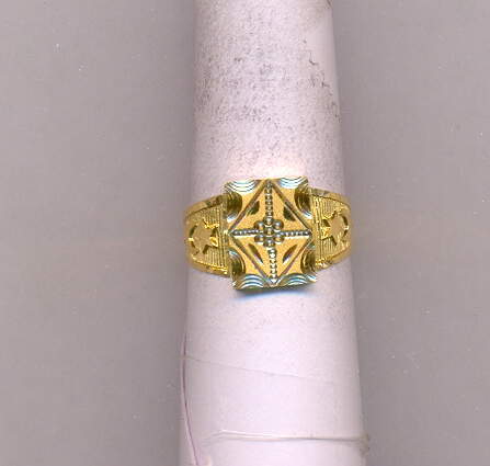 GOLD RING GENTS PLAIN GENERAL
