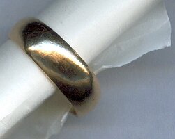 GOLD RING GENTS PLAIN GENERAL