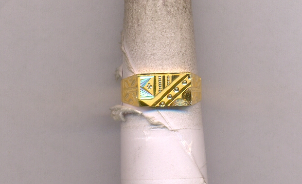 GOLD RING GENTS PLAIN GENERAL