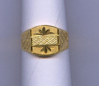 GOLD RING GENTS PLAIN GENERAL