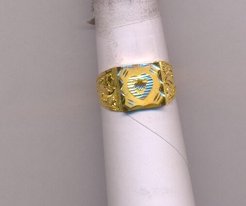 GOLD RING GENTS PLAIN GENERAL